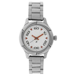 Fastrack White Round Dial Stainless Steel Strap Analog Watches For Girls NK6141SM01 - Bharat Time Style