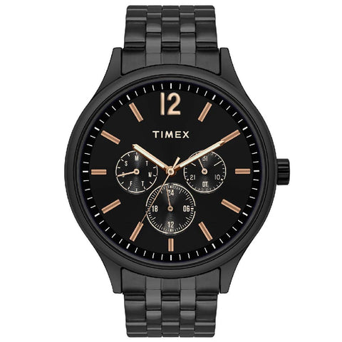 TIMEX Black Metal Chain Watch -TWEG18405