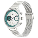 White Dial Silver Stainless Steel Strap Watch | Fastrack - NM6179SM01 - Bharat Time Style