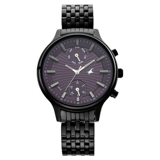 Fastrack Buy Fastrack x Ananya Panday Ruffles Purple Dial