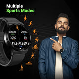 Fire-Boltt 360 Pro SmartWatch with Bluetooth Calling, Local Music and TWS Pairing - BSW017 (Black) - Bharat Time Style