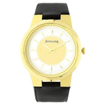 Sonata Analog Round Silver Dial Black Leather Strap Watch For Men-7121YL01 - Bharat Time Style