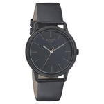 Sonata Analog Round Black Dial Black Leather Strap Watch For Men-NM7128NL02 - Bharat Time Style