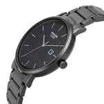 Sleek Black Dial Analog Watch - 7131NM02 - Bharat Time Style