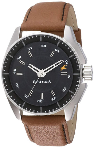 Fastrack Black Magic Analog Black Dial Men's Watch NM3089SL05/NN3089SL05 - Bharat Time Style