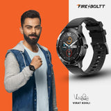 Fire-Boltt 360 SpO2 Full Touch Large Display Round Smart Watch with in-Built Games - BSW003 (Black) - Bharat Time Style