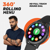 Fire-Boltt 360 SpO2 Full Touch Large Display Round Smart Watch with in-Built Games - BSW003 (Black) - Bharat Time Style