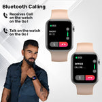 Fire-Boltt Ring Bluetooth Calling Smartwatch with  Metal Body -BSW005 (Beige) - Bharat Time Style