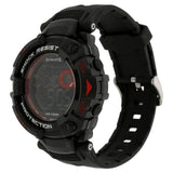 Sf Digital Watch With Black Plastic Strap For Men NM77010Pp02 | Sonata - Bharat Time Style