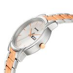 Sonata Beyond Gold Silver White Dial Analog Watch For Men With Day Date Function 77031Km02 | Sonata - Bharat Time Style