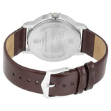 Sonata Analog Round Brown Dial Brown Leather Strap Watch For Men-77083SL04 - Bharat Time Style