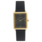 Sonata Analog Rectangle Black Dial Black Leather Strap Watch For Men-77084YL02 - Bharat Time Style