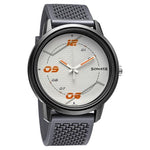 Volt Grey Dial PU Strap Watch | Sonata - 77085PP09W - Bharat Time Style