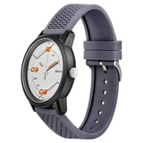 Volt Grey Dial PU Strap Watch | Sonata - 77085PP09W - Bharat Time Style