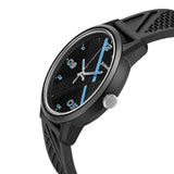 Volt Black Dial PU Strap Watch | Sonata - 77085PP11W - Bharat Time Style