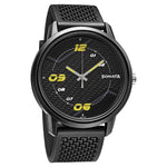 Volt Black Dial PU Strap Watch | Sonata - 77085PP13W - Bharat Time Style