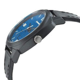 Sonata Analog Round Blue Dial Black Leather Strap Watch For Men-77086PL04 - Bharat Time Style