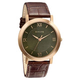 Sonata Beyond Gold Olive Green Dial Analog Watch For Men 77108Wl01 - Bharat Time Style