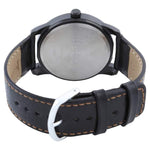 Sonata Analog Round Black Dial Black Leather Strap Watch For Men-NN7924NL01 - Bharat Time Style