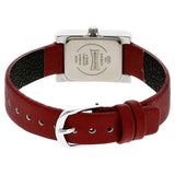 Sonata Analog Rectangle Silver Dial Red Leather Strap Watch For Women-NL8102SL03 - Bharat Time Style