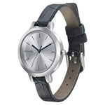 Sonata Analog Round Silver Dial Blue Leather Strap Watch For Women-NL8141SL02 - Bharat Time Style