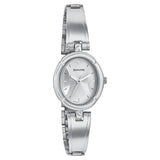 Sonata Analog Oval Silver Dial Silver Stainless Steel Strap Watch For Women-NM8158SM01 - Bharat Time Style