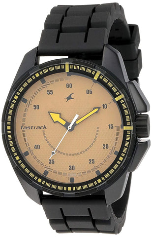 Fastrack Commando Analog Brown Dial Men's Watch NM3084NP01/NN3084NP01 - Bharat Time Style