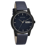 Blue Dial Leather Strap Watch | Sonata - 87031PL03W - Bharat Time Style