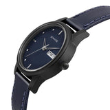 Blue Dial Leather Strap Watch | Sonata - 87031PL03W - Bharat Time Style