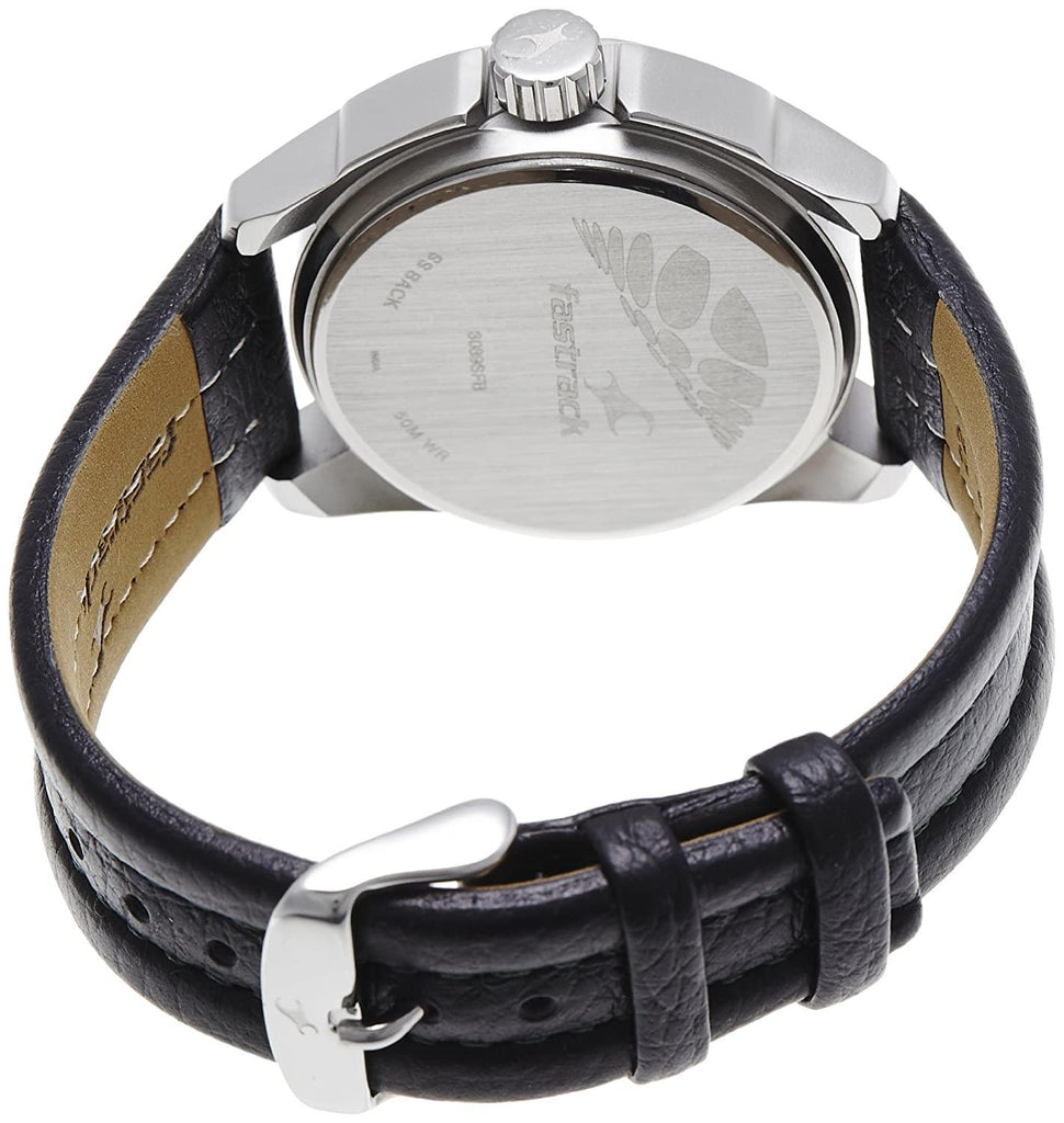 Fastrack black magic analog 2024 black dial men's watch