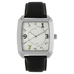 Fastrack Silver Rectangle Dial Leather Strap Analog Watches For Guys NJ9336SL02AC - Bharat Time Style