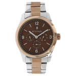 Titan Brown Round Dial Metal Strap Analog Watches For Men NH9493KM01J - Bharat Time Style