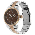 Titan Brown Round Dial Metal Strap Analog Watches For Men NH9493KM01J - Bharat Time Style