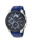 Tommy Hilfiger Men Blue Textured Analogue Watch TH1791350W - Bharat Time Style