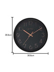 Titan Analog 30.8 cm X 30.8 cm Wall Clock - W0003PA01 (Black, With Glass) - Bharat Time Style