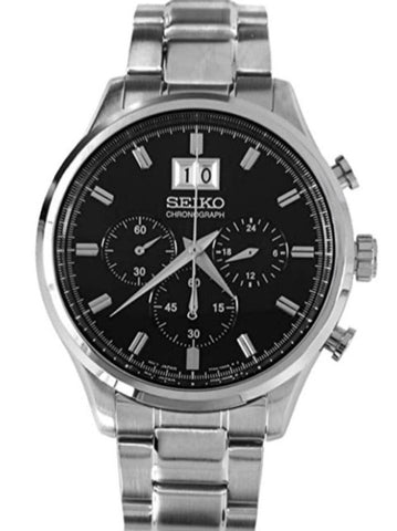 SPC083P1 Seiko Chronograph Black Dial Men's Watch