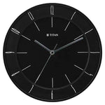 Titan Analog 27 cm X 27 cm Wall Clock - W0010PA01/NAW0010PA01 (Black, With Glass) - Bharat Time Style