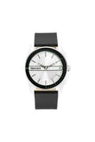 Fastrack Mens 41.5 mm Wear your look Silver Dial Leather Analogue Watch - 3089SL15 - Bharat Time Style