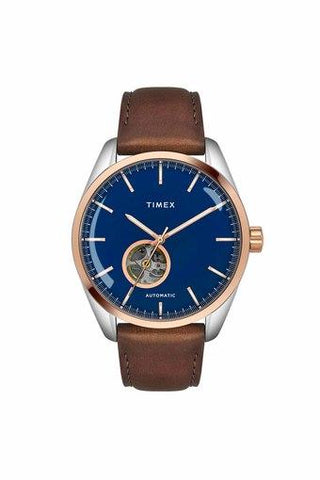 TIMEX MOON PHASE MULTIFUNCTION ANALOG BLUE DIAL WOMEN'S WATCH-TWEL13107  Online at Best Price