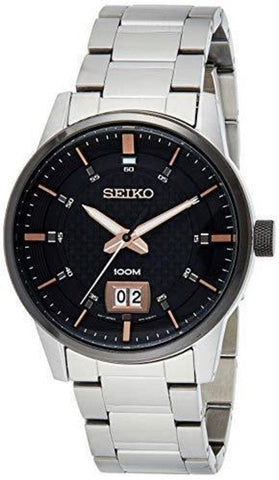 Seiko Analog Black Dial Men's Watch-SUR285P1 - Bharat Time Style