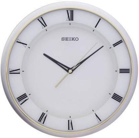 Seiko Analog 31 cm X 4 cm Wall Clock (Purple, With Glass) -QXA683SN - Bharat Time Style