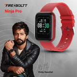 Fire-Boltt Ninja Pro Full Metal SpO2 Smartwatch - BSW011 (Red Strap) - Bharat Time Style