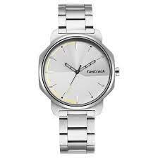 Fastrack Stunners 1.0 3254Sm01 Silver Dial Analog Watch For Men - Bharat Time Style