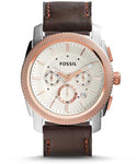 Fossil Machine Analog Beige Dial Men's Watch - FS5040 - Bharat Time Style