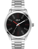 Helix Black Dial Men's Watch - TW043HG03 - Bharat Time Style