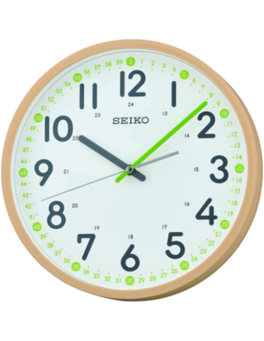 Seiko Clock Fibre Wooden Frame Wall Clock - QXA712BN - Bharat Time Style