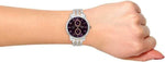 HELIX Womens Purple Dial Stainless Steel Analogue Watch - TW032HL19 - Bharat Time Style