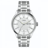 Timex All stainless steel bold day date watch Watch - TWEG19803 - Bharat Time Style