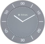 Titan Analog 30 cm X 30 cm Wall Clock (Grey, With Glass) - W0047PA02 - Bharat Time Style